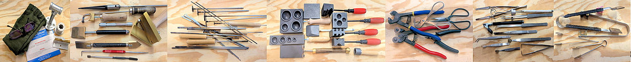 header image shows flameworked glass tools