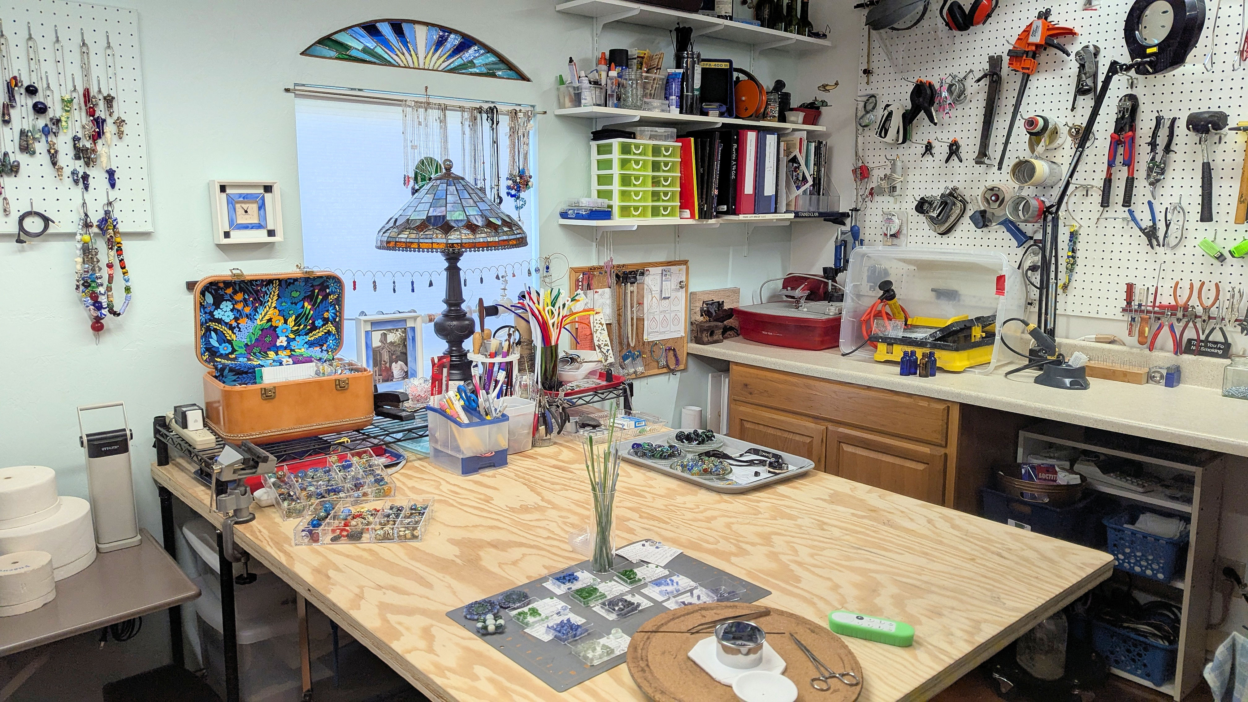 4X6' work table for glass cutting, layout and general work